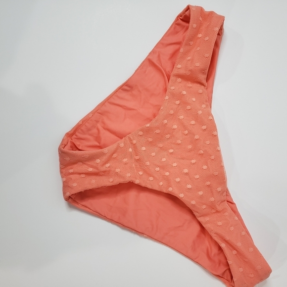 NWOT‎ BECCA Swiss Dot Shirred Bikini Bottom - Picture 2 of 8